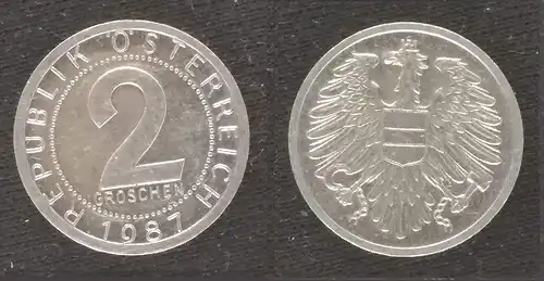 Österreich - 2 groschen 1987