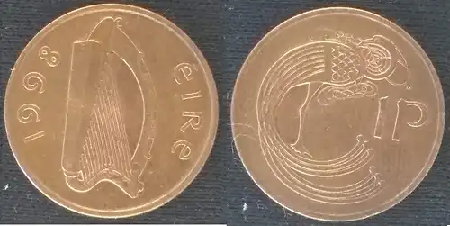 Irland - 1 pingin (penny) 1998 