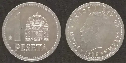 Spanien - 1 peseta 1985