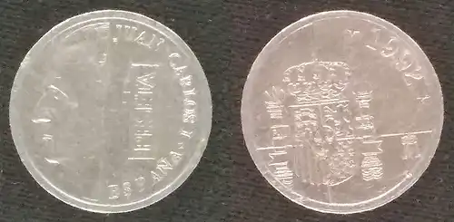 Spanien - 1 peseta 1992 