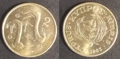 Zypern - 2 cent 1983