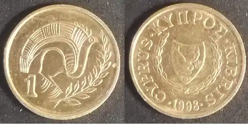 Zypern - 1 cent 1998