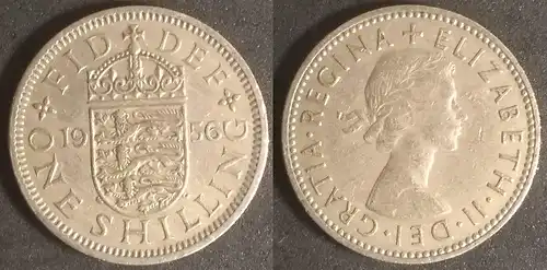Großbritannien - 1 shilling 1956 England