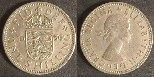 Großbritannien - 1 shilling 1956 England 