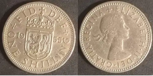 Großbritannien - 1 shilling 1955 Schottland