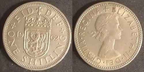 Großbritannien - 1 shilling 1962 Schottland 