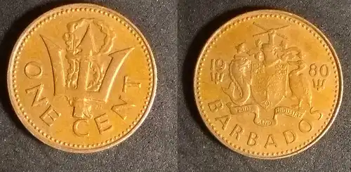 Barbados - 1 cent 1980 