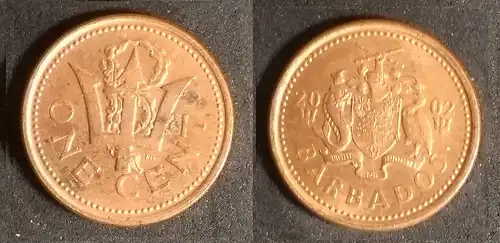 Barbados - 1 cent 2002 