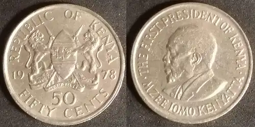 Kenia - 50 cents 1978