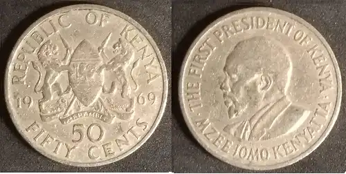 Kenia - 50 cents 1969