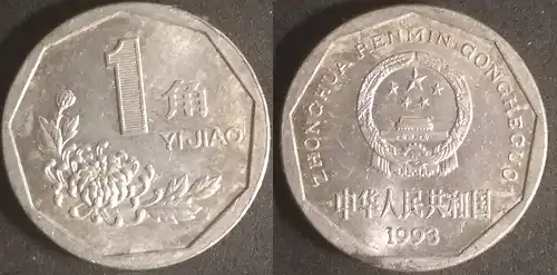 China - 1 jiao 1993