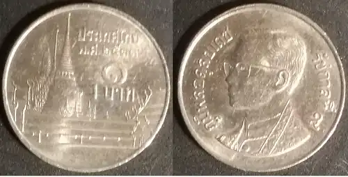 Thailand - 1 Baht 1990