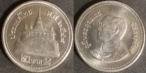 Thailand - 2 Baht 2006 