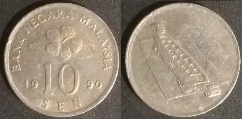 Malaysia - 10 sen 1990