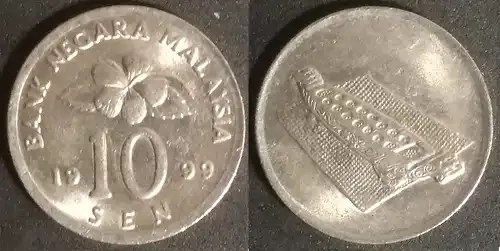 Malaysia - 10 sen 1999 