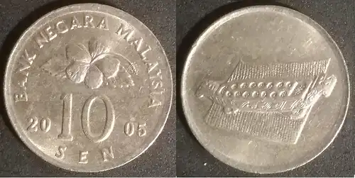 Malaysia - 10 sen 2005 