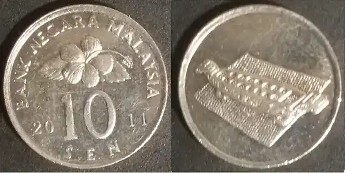 Malaysia - 10 sen 2011 