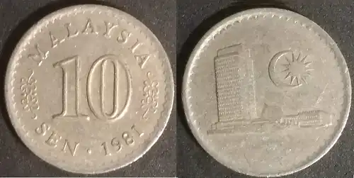Malaysia - 10 sen 1981