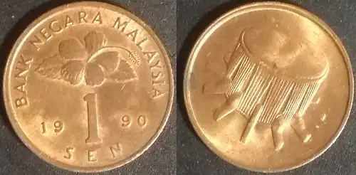 Malaysia - 1 sen 1990 