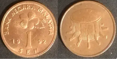 Malaysia - 1 sen 1992 