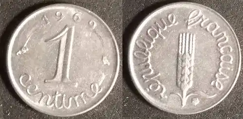 Frankreich - 1 Centime 1969 