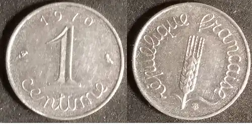 Frankreich - 1 Centime 1970 