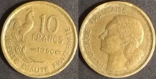 Frankreich - 10 Franken 1950 