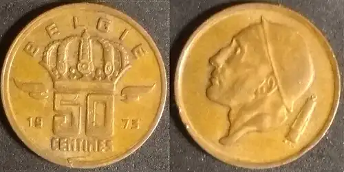 Belgien - 50 Centime 1973 België 