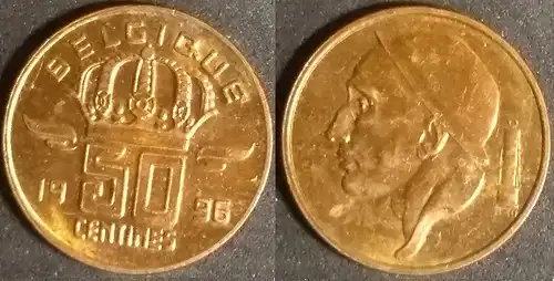 Belgien - 50 Centime 1996 Belgique 