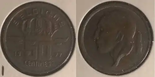 Belgien - 50 Centime 1977 Belgique 