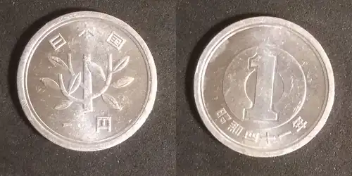 Japan - 1 Yen 1966 gebraucht