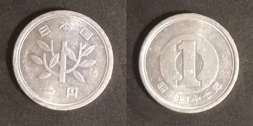 Japan - 1 Yen 1972 gebraucht