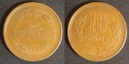 Japan - 10 Yen 1972 gebraucht