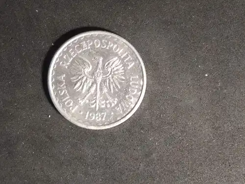 Polen - 1 Zloty 1987 gebraucht