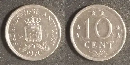 Niederländische Antillen  - 10 Cent 1970 