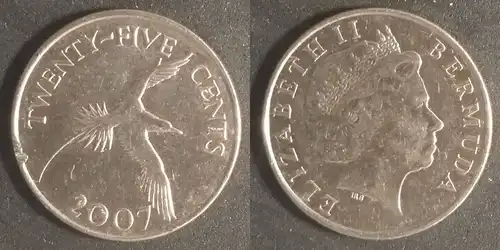Bermuda - 25 Cent 2007 