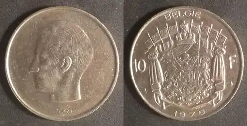Belgien - 10 Franken 1976 België