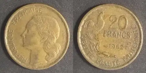 Frankreich - 20 Franken 1952