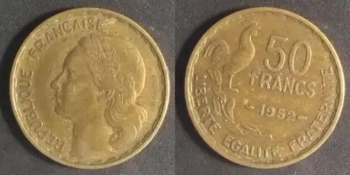 Frankreich - 50 Franken 1952 
