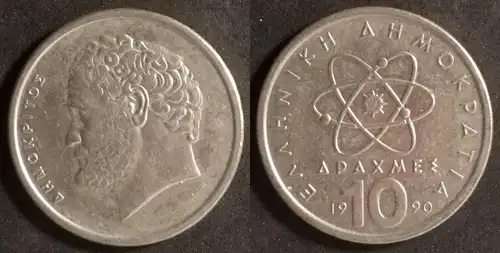 Griechenland  - 10 Drachmen 1990