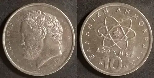 Griechenland  - 10 Drachmen 2000