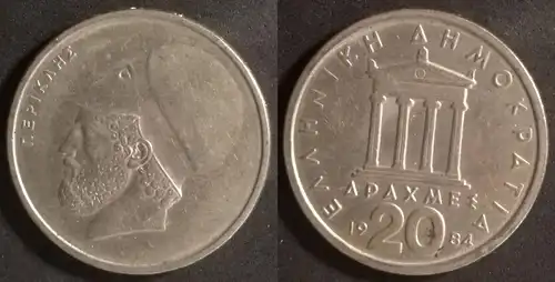 Griechenland  - 20 Drachmen 1984 