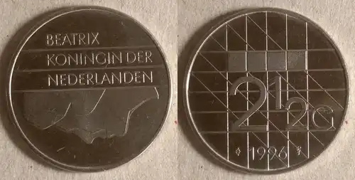 Niederlande - 2½ Gulden 1996 