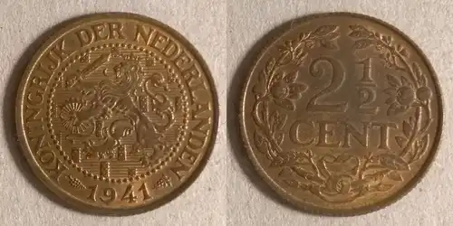 Niederlande - 2½ Cent 1941