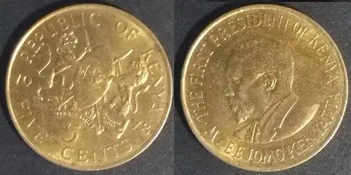 Kenia - 5 Cent 1978 