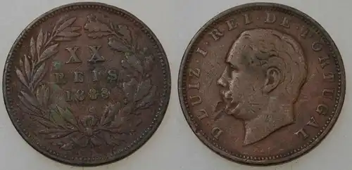 Portugal - 20 Reis 1883 
