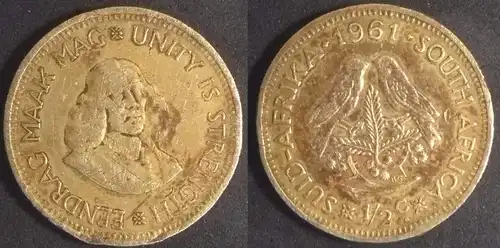 Südafrika - ½ Cent 1961 