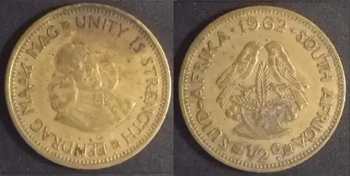 Südafrika - ½ Cent 1962 