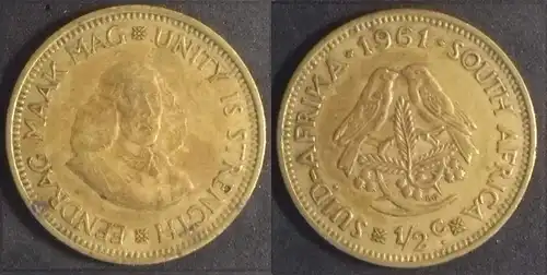 Südafrika - ½ Cent 1961 