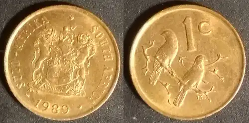 Südafrika - 1 Cent 1989 